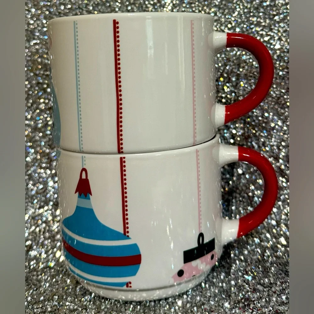 Pier 1 Christmas Cup Set